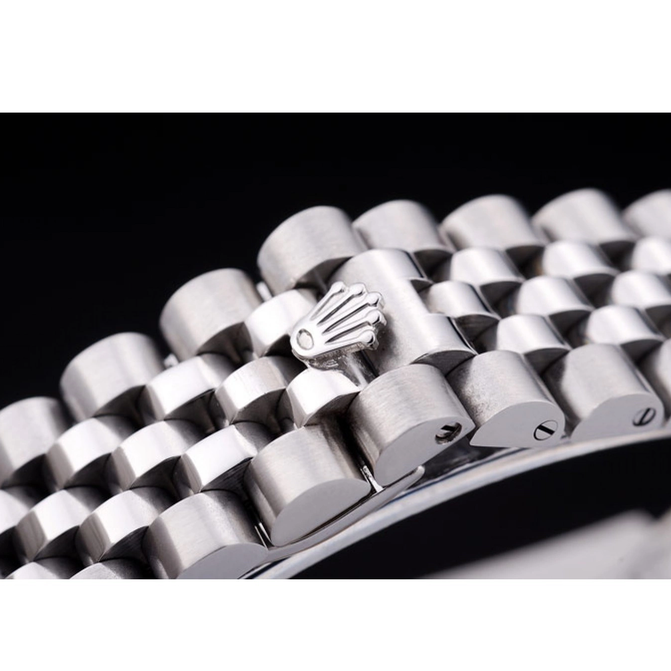 Rolex copies cheap 7455 Diamonds Ribbed Dial Rolex Bezel Datejust Silver 0727